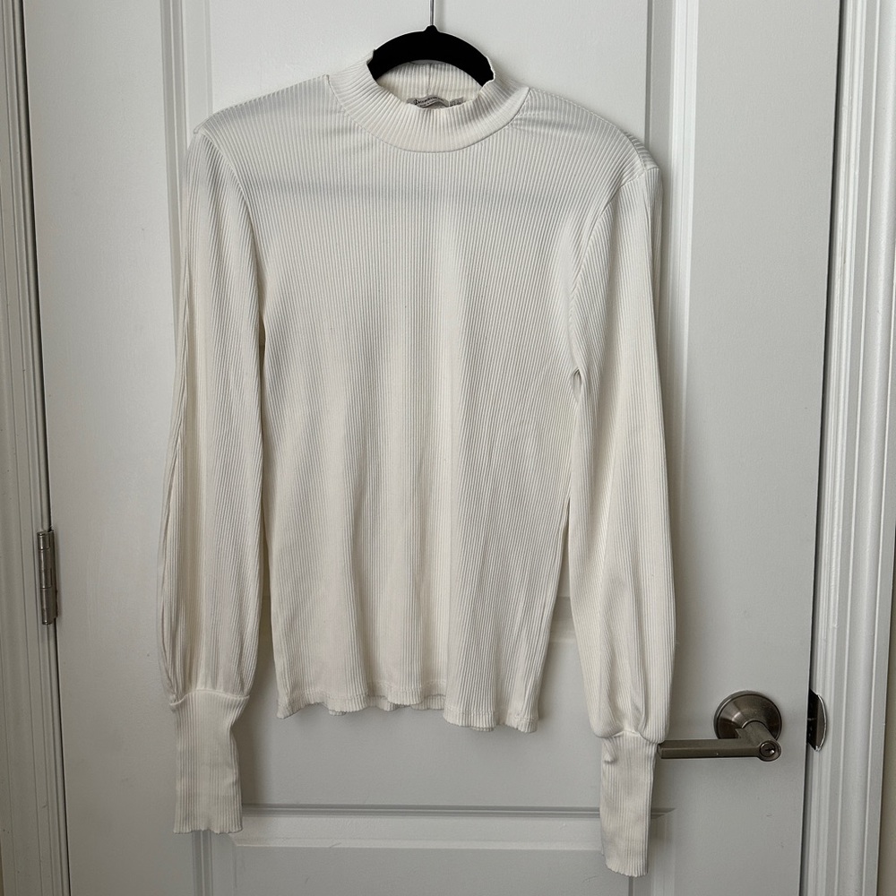 Stradivarius Mock Ribbed Turtleneck